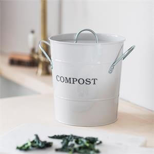 Garden Trading Chalk Compost Bucket 3.5L